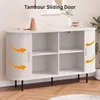 Meuble TV BEALIFE, 130x40x75 cm, avec 2 volets roulants | Voir les images du produit 6