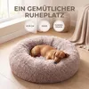 IvoQ Hundebett Rund Ø 60 cm – Fluffy Donut-Hundebett mit Produktbild-Vorschau 6
