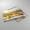 Bild auf Leinwand - Leinwandbild - Safari Tiere - 120x80cm Produktbild-Vorschau 2