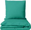 Bettwäsche Set Baumwolle Petrol Renforce 155x200 cm 100% Produktbild-Vorschau 1