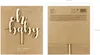 Cake topper Oh Baby / Nascita 17cm legno, naturale Anteprima dell’immagine prodotto 3
