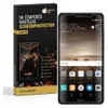 A product box for a screen protector is shown next to a smartphone displaying its screen. Produktbild-Vorschau