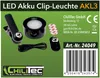 LED Akku Clip-Leuchte CT-AKL3 Dimmbar CCT 3000k-6000k Produktbild-Vorschau 5