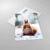 Bilder auf glas - Einteilig - Eichhörnchen Winter Schnee Produktbild-Vorschau 2