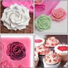 4 Stücke 3D Silikonform Blumen, Mini Rosen Silikonform Produktbild-Vorschau 2