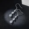GW Damen Ohrringe Silber 925 Hängend Zirkon Mondstein Produktbild-Vorschau 5
