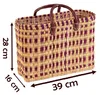 Borsa in seagrass cesto medio manico corto per la spesa Anteprima dell’immagine prodotto 6
