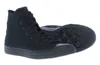 A pair of black high-top Converse sneakers. Produktbild-Vorschau