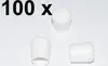 100 x Kappe für Rundrohr D=10/11 mm L=12,5 mm weiss PVC Produktbild-Vorschau 2