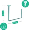 Barra per trazioni da soffitto 40x60 cm - menta, barra per Anteprima dell’immagine prodotto 5