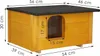 Springos® Casetta in legno per cani 54x39x30 Cm Casetta per Anteprima dell’immagine prodotto 11