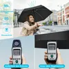 Mini Regenschirm, Mini Reise Klappschirm 6 Rippen Produktbild-Vorschau 4