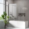 S'AFIELINA Badewannenaufsätze 130 x 140 cm 3 Stück Faltbare Produktbild-Vorschau 2