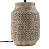 Lindby Tischleuchte Aelith, Ø 40 cm, braun, Keramik, E27 Produktbild-Vorschau 5