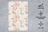 MuchoWow® Mauspad Mousepad Rosen - Gold - Muster 40x60 cm - Produktbild-Vorschau 2