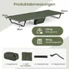 Kempingová posteľ COSTWAY 193 x 70 cm, ultraľahká Náhľad obrázku produktu 3