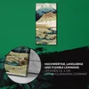 Dekor Leinwand Uhr Wandbilder 30x60 Gemälde Berg Tier Vögel Produktbild-Vorschau 5