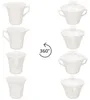 2-częściowy zestaw Ivory dzbanek na mleko i cukiernica + Podgląd zdjęcia produktu 3