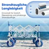 Sekey Bollerwagen Faltbar Luftreifen Groß Transportwagen Produktbild-Vorschau 4