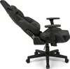 A black gaming chair is shown from a side angle against a white background. Produktbild-Vorschau