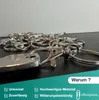 22x Zestaw karabińczyków z przegubem obrotowym, z przegubem Podgląd zdjęcia produktu 4
