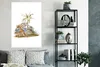 MuchoWow® Poster Tiger - Pflanzen - Weiß 80x120 cm - Produktbild-Vorschau 4
