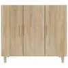 vidaXL Příborník Sonoma dub 90x34x80 cm materiál na bázi Náhled obrázku produktu 4