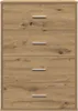 vidaXL Kredens dębowy Artisan 60 x 31 x 84 cm materiał Podgląd zdjęcia produktu 6
