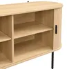 Sideboard - Holzoptik - Rolljalousie-Türen & Eisenbeine - Produktbild-Vorschau 8