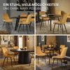 ML-Design Esszimmerstühle 2er Set, Senfgelb, Sitzfläche aus Produktbild-Vorschau 6