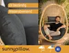 sunnypillow Hängesessel Kissen - Auflage für Rattan & Produktbild-Vorschau 3