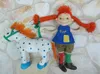 Pippi Langstrumpf Kleiner Onkel Kuscheltier Pferd, 22 cm Produktbild-Vorschau 4