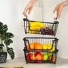 Vilde | Obstkörbe 3er Set - 32x20x13,5 cm - Metall Produktbild-Vorschau 4