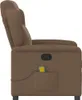 vidaXL Massagesessel Braun Stoff Produktbild-Vorschau 3