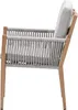 Sardinia Dining Stuhl - light teaklook - TPU rope sand -  Produktbild-Vorschau 3