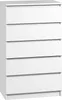 Roe Furniture | Kommode 60 cm - 5 Schubladen - Weiß Matt - Produktbild-Vorschau 1
