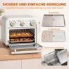 HOMCOM Heißluftfritteuse 12 Liter Mini Backofen mit Umluft, Produktbild-Vorschau 8
