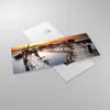 Bilder auf glas - Brücke Boot Meer - 120x50cm - Glasbilder Produktbild-Vorschau 2