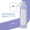 Wessper Trinkflasche aus Glas mit Silikonhülle – 1 L – mit Produktbild-Vorschau 3