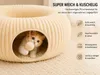 Katzen Tunnel Bett Katzenhöhle Kuschelbett Katzenhaus Höhle Produktbild-Vorschau 3