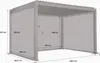 sweeek - Pergola mit Lamellendach Triomphe 3x4m + 2 Produktbild-Vorschau 7