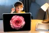 MuchoWow® Laptop Aufkleber Sticker Cover Rosen - Rosa - Produktbild-Vorschau 3