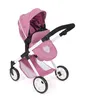 BAYER CHIC 2000 Puppenwagen Kombi MILA 567-62 in Jeans pink Produktbild-Vorschau 2