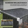 Outsunny Kaminholzregal Außen Stahl 150 x 66,5 x 150 cm Produktbild-Vorschau 6