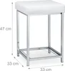 Relaxdays Hocker gepolstert, Kleiner Sitzhocker, Produktbild-Vorschau 4