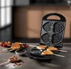 Bestron Waffeleisen für Herzwaffeln am Stiel, Waffelmaker Produktbild-Vorschau 3