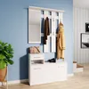 Garderobe Vicco Billy Weiß 25 x 191 cm, Model 33201 Produktbild-Vorschau 4