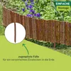 Windhager Beeteinfassung Weide, 100 x 20/35 cm, langlebig Produktbild-Vorschau 4