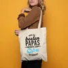 Nur Die Besten Papas Werden Zum Opa Befördert Jutebeutel Produktbild-Vorschau 4