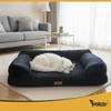 Purlov 26915 Ortopedický pelíšek pro psa M 80×65 cm černý Náhled obrázku produktu 8